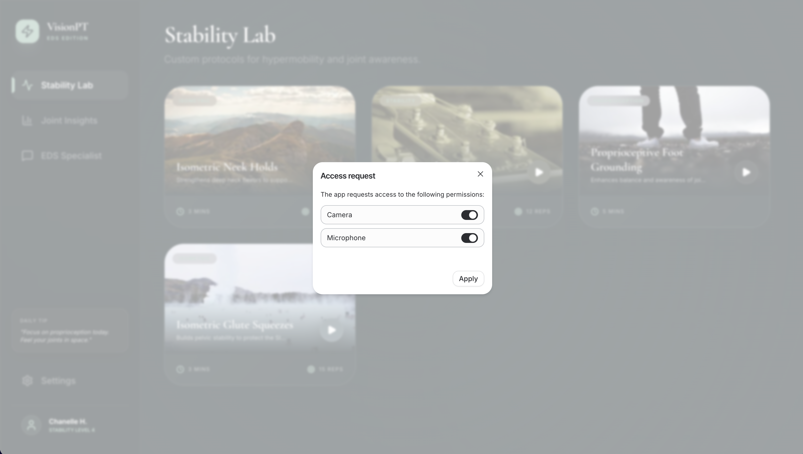 VisionPT Mockup 1