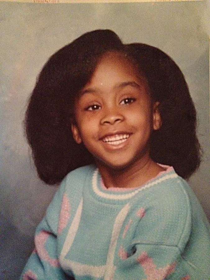 Childhood portrait of Chanelle Henry